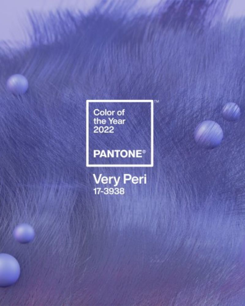 The Pantone color of the year 2022-Very Peri